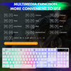 LED Wired Gaming Keyboard and Mouse Combo. White