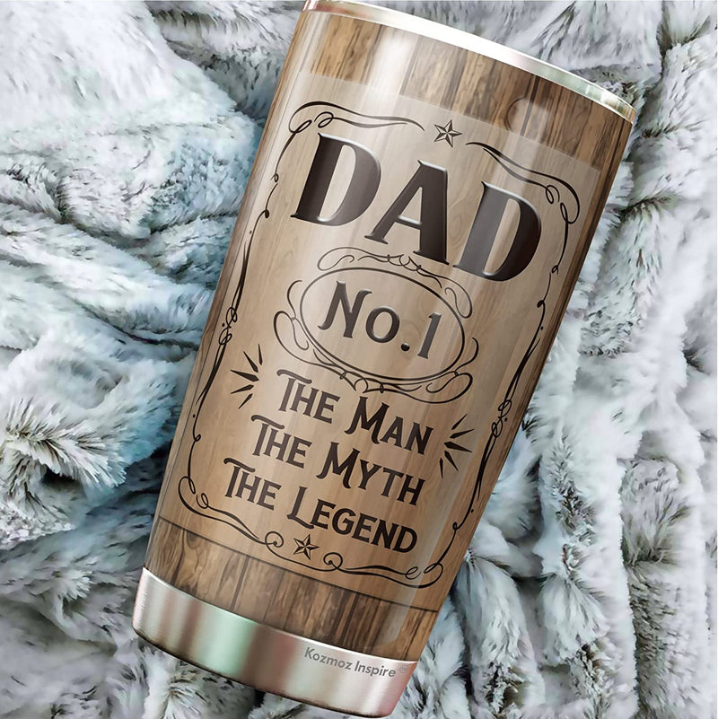 20 oz tumbler, "Dad N° 1 the man, the myth , the legend"