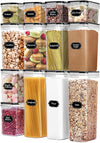 Set of 13 airtight food storage containers