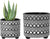 Set of 2 Terracotta Planter Pots, 4 Inch & 6 Inch