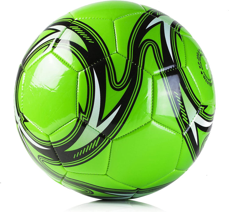 Soccer Ball Size 5 - Official Match Weight, Green