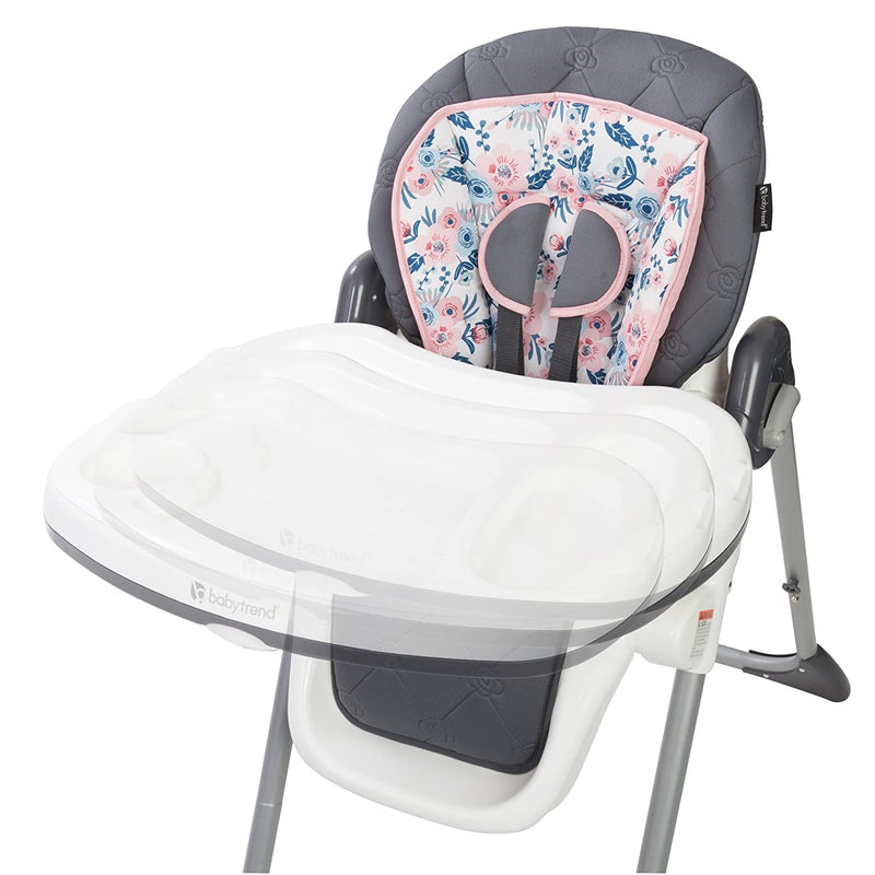 6 position height adjustable baby highchair, Bluebell