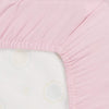 Fitted Microfiber Crib Sheet, Pink Solid