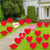 24 Red Heart Valentines Yard Decorations Signs