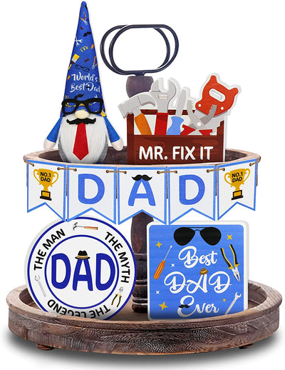 Father's Day Tiered Tray Decorations, 5 Pieces