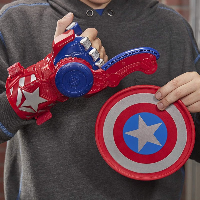 Power Moves Marvel Captain America Shield Sling Disc Toss Toy