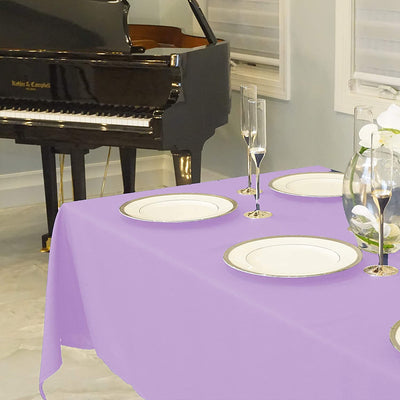 Rectangular Tablecloth, 60" x 84" (Color: Lavender)