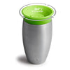 360 Stainless steel baby sippy cup, green color