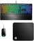 keyboard, mouse and mouse pad combo, Ilumination RGB, Black