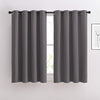 Bedroom Blackout Curtain Panels (2 Panel Set, 52 by 54-Inch, Gray)