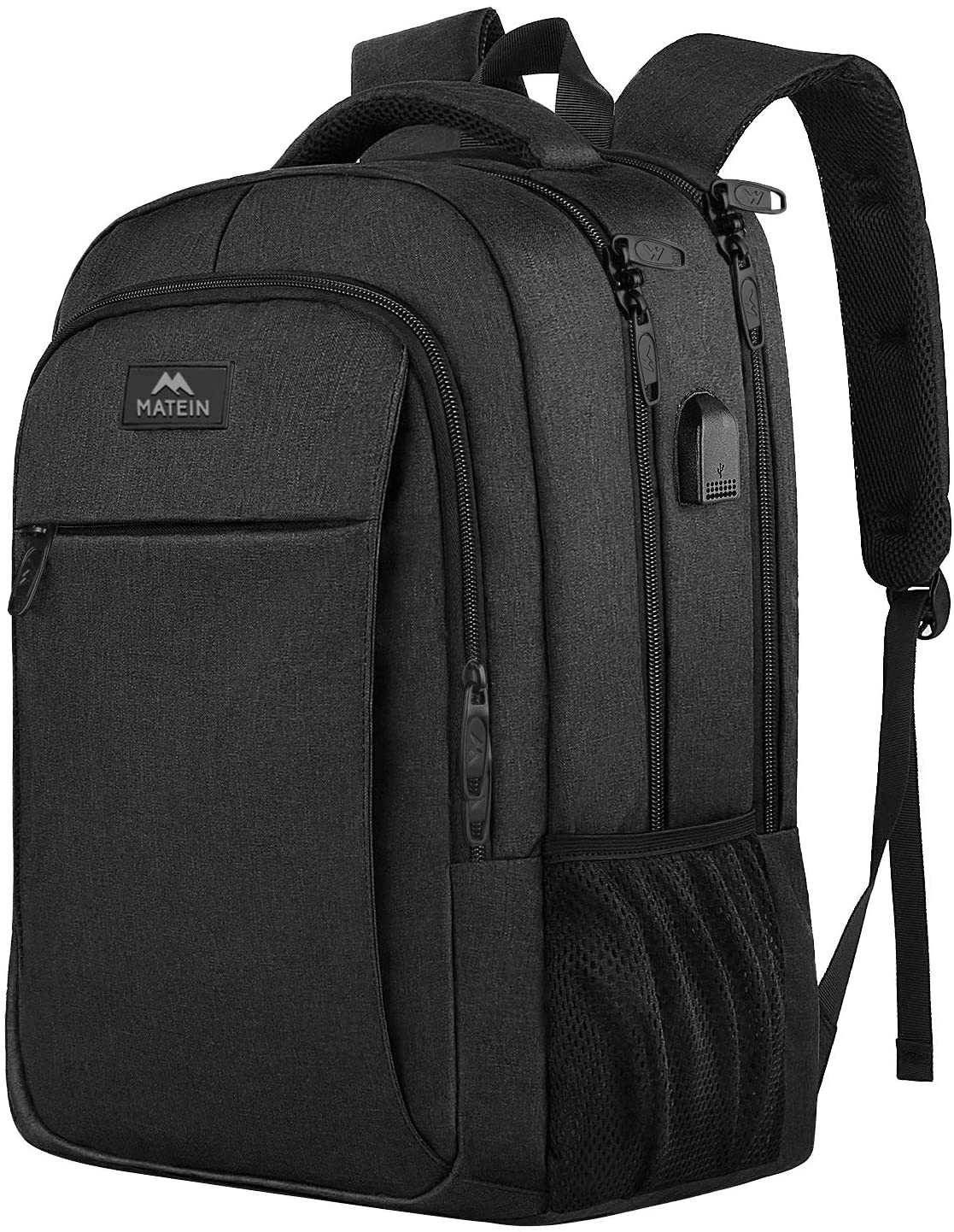 15.6 inch backpack, Color: Black Charcoal