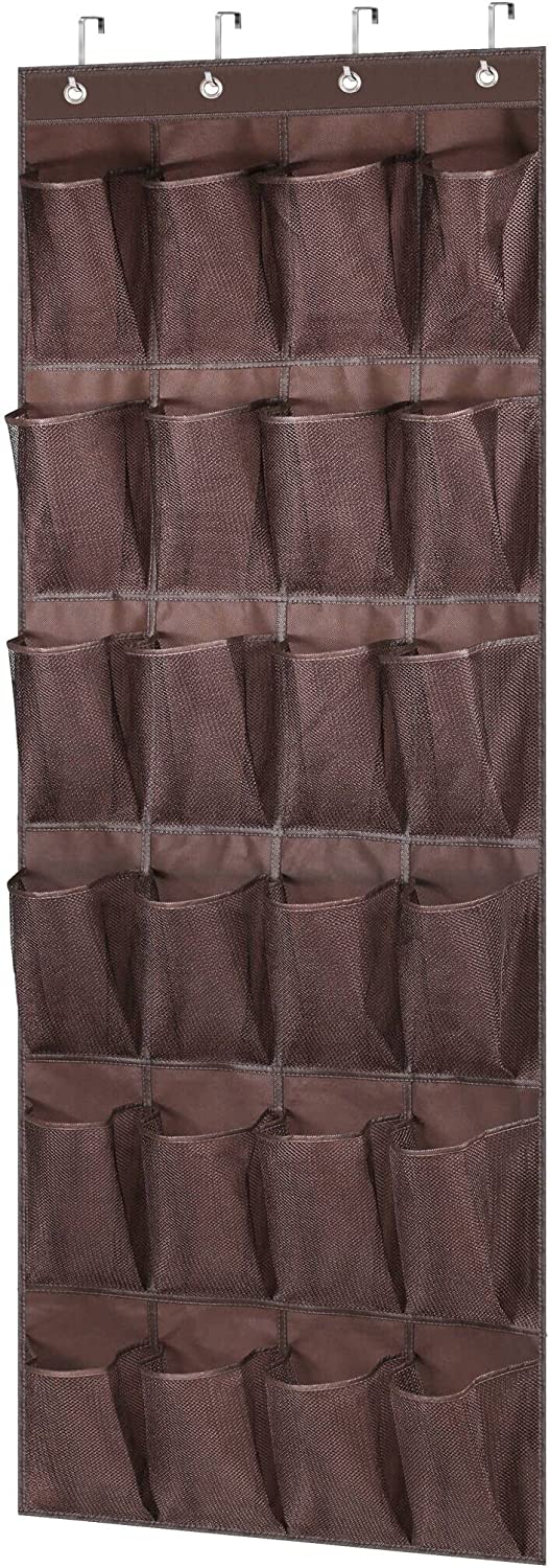 Over the Door Shoe Organizer (24 Pockets) Color: Tan