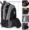 large travel backpack with usb charging port, water resistant