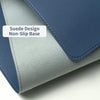 Waterproof desk mat, 36x17", blue