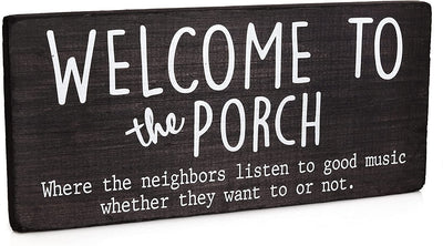 Welcome to Our Porch Signs for Front Porch