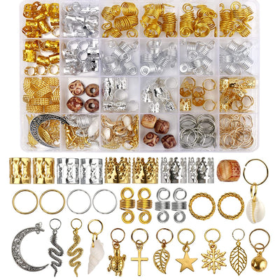 Hair jewelry accessories, different designs, 241pcs