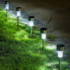 16 Pack Solar Pathway Lights Outdoor, Color: Silver