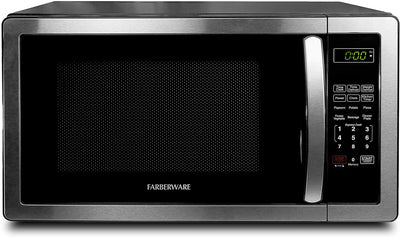 Microwave Oven with LED Lighting (Stainless Steel)