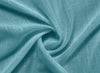 2 Linen Sheer Curtain Panels (Turquoise, W35 X L54)