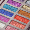 Metallic festival style glitter eyeshadow palette