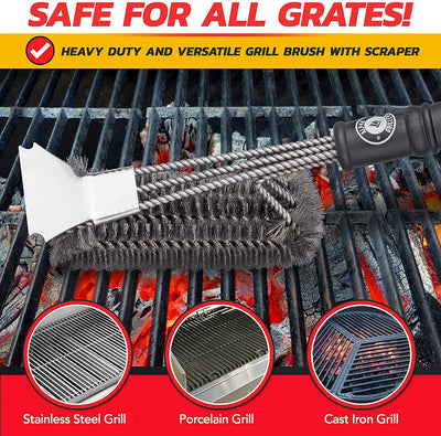 Grill brush and scraper, best BBQ cleaner