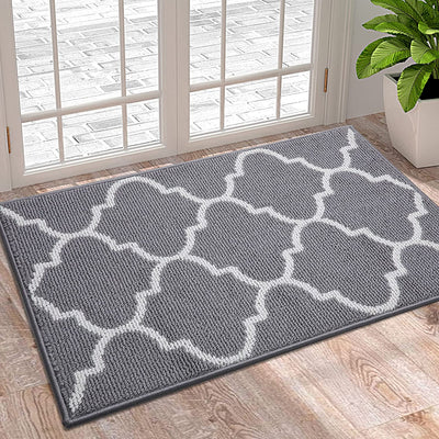 20 x 32 Non-Slip Entry Door Mat, (Gray)