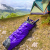 Sleeping bags 4 seasons, waterproof,  grey purple