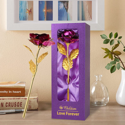 Artificial art rose, valentine's gift, Purple