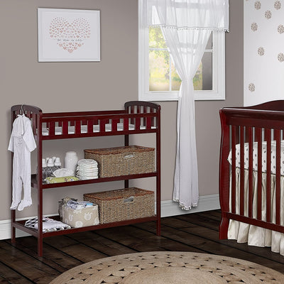 Changing Table, Cherry 36.5Lx20Wx39H inch