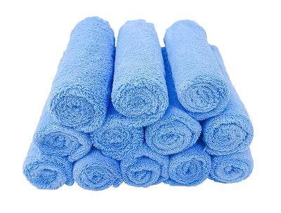 Baby towels, 12-Pack, blue