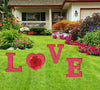 Lawn Decorations for Valentine's Day Party Signs (Red-4)