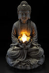 Buddha outdoor decoration, with light