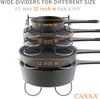 Heavy duty pan rack, for pot lid