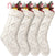 4 Pack Christmas Stockings 18 Inches Large Size