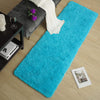 Teal Runner Rug for Bedroom 2' x 4'