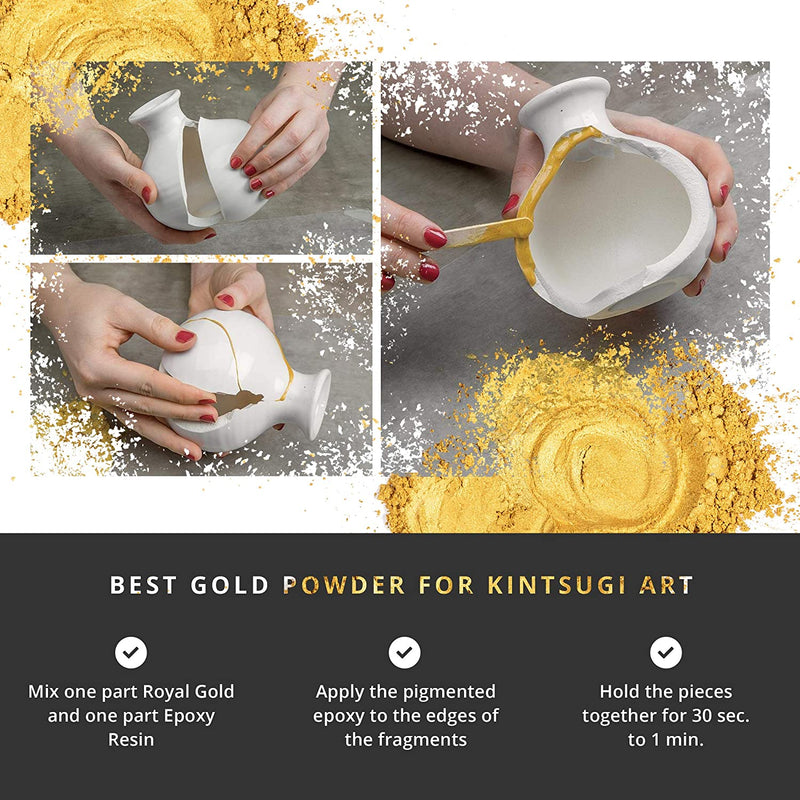 Gold Royal Powder For Kintsugi Art