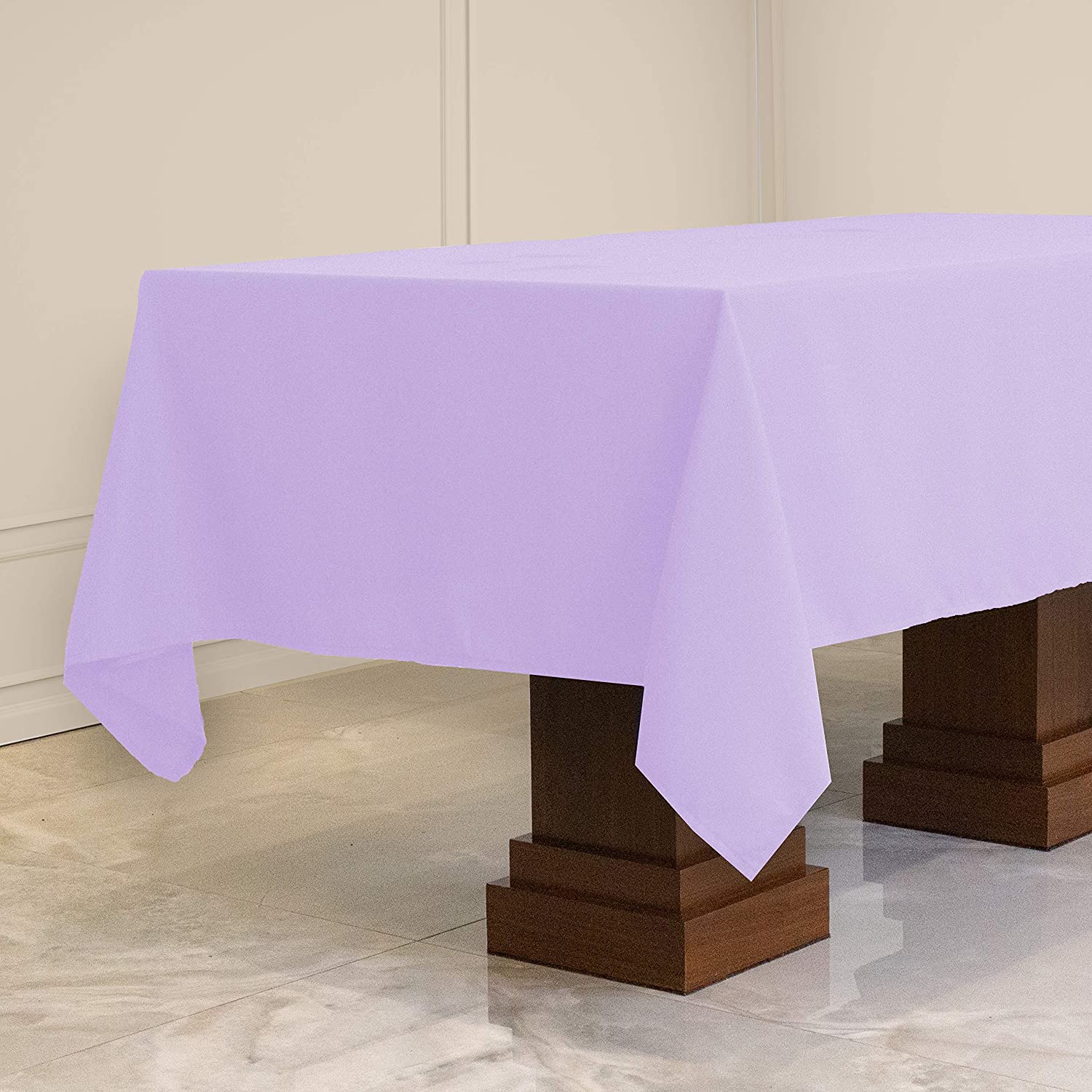 Rectangular Tablecloth, 60" x 84" (Color: Lavender)