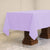 Rectangular Tablecloth, 60" x 84" (Color: Lavender)