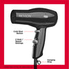 Compact and Lightweight Cold Shot Button Hair Dryers, Black