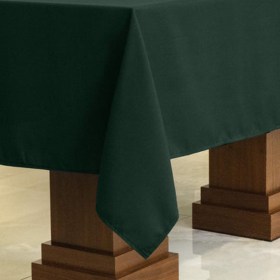 Rectangular Tablecloth, 60" x 84" (Color: Hunter Green)