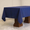 Rectangular Tablecloth, 60" x 84" (Color: Navy Blue)