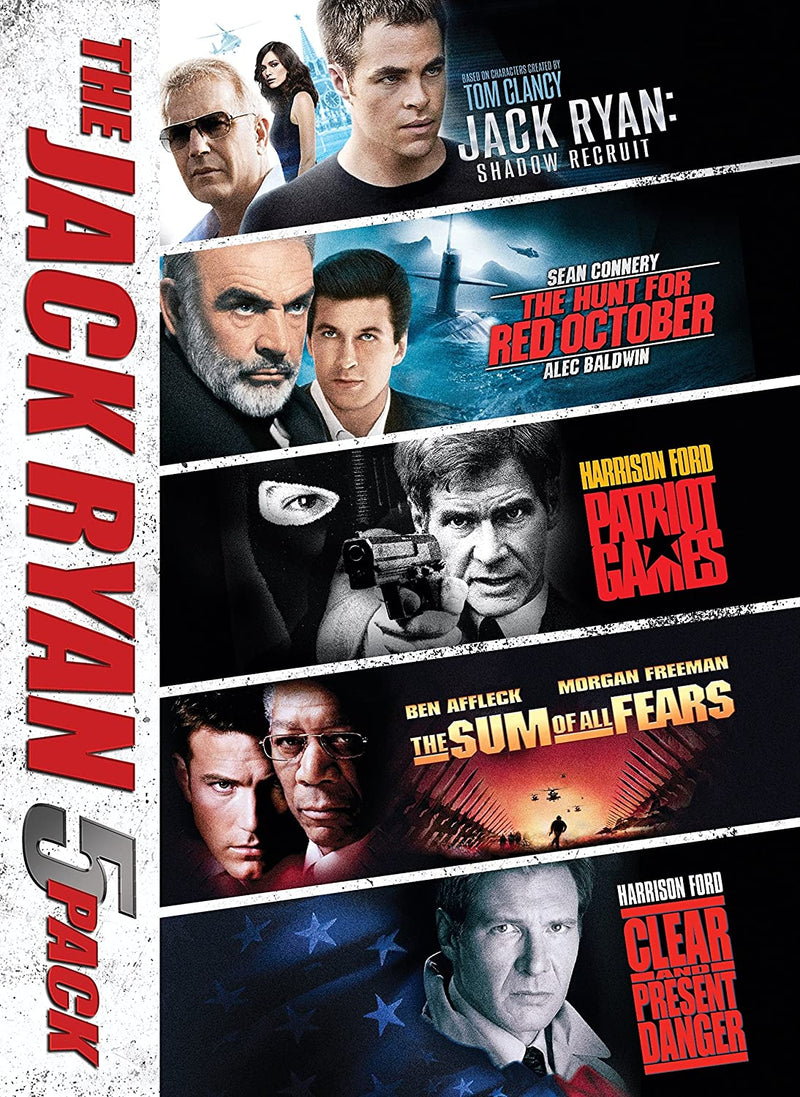 Jack Ryan Movie,  5 Pack, (DVD)