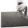 Plush Area Rug for Living Room 1.5" Thick, 10' x 14', Dark Grey