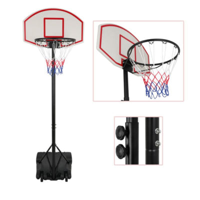 Portable Adjustable Basketball Hoop Backboard System