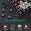 87 keys blue switch mechanical gaming keyboard for PC