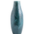 Ceramic vases, (medium size: 13.7 inches high), teal color