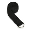 Yoga Strap, Black, 6 feet long