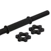 Standard Dumbbell Handle, Single, Black, 14"