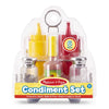 Condiment set (6 pieces) - Play food, for children