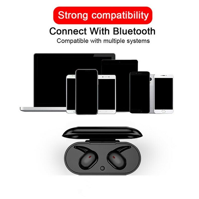 Waterproof Touchscreen Bluetooth Headset, Colour: Black